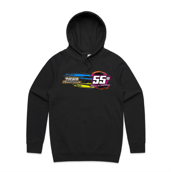 Bruce Wilton 55w Streetstock Adult Hoodie